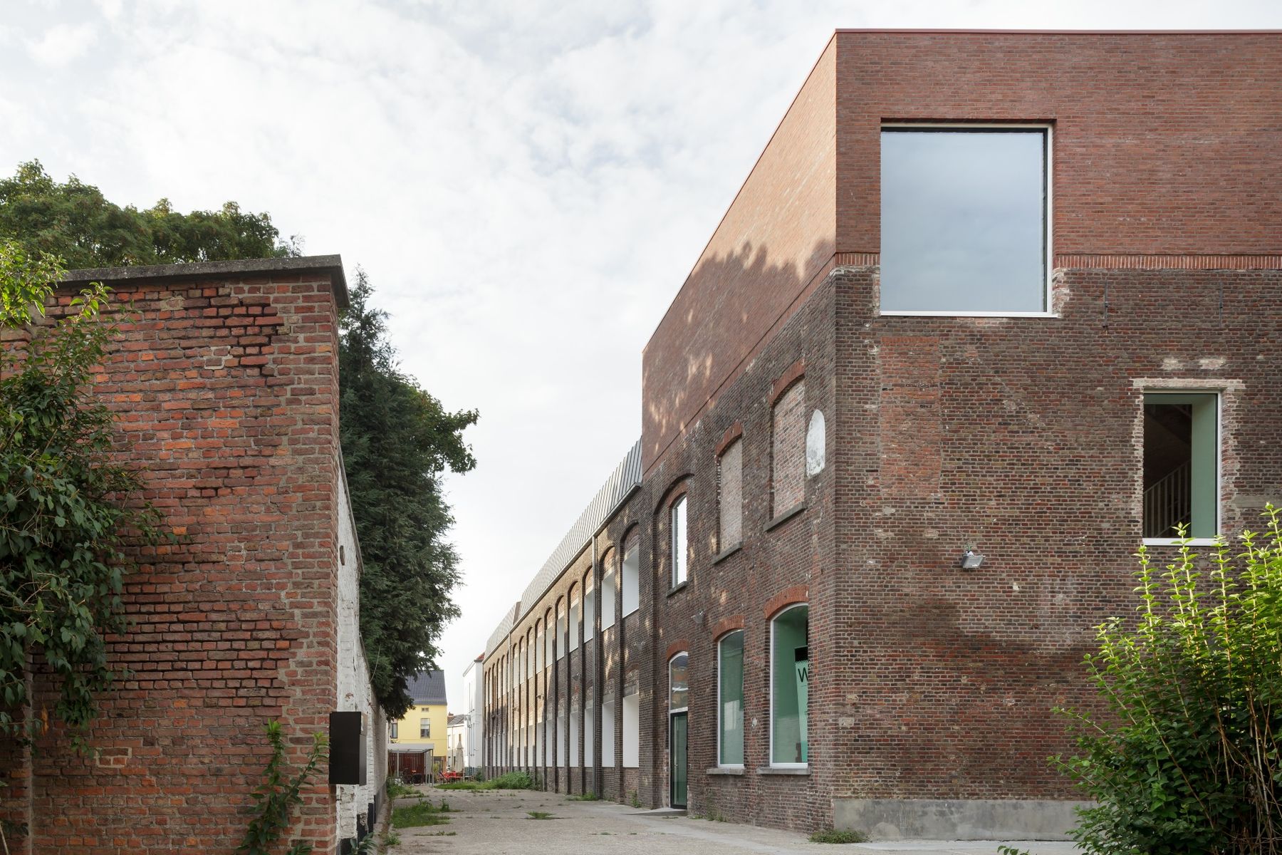 WATT Factory gevel in Gent, kantoor van Blue Marker